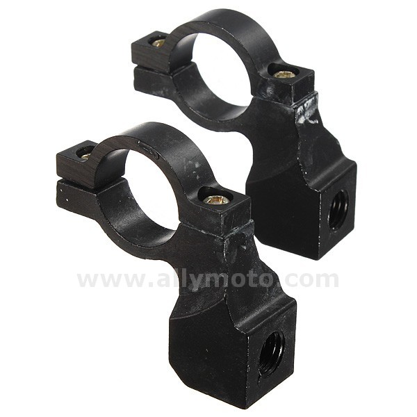 88 7-8Inch Motorcycle Bracket 10Mm Handlebar Mirror Mount Holder Clamp Aluminum